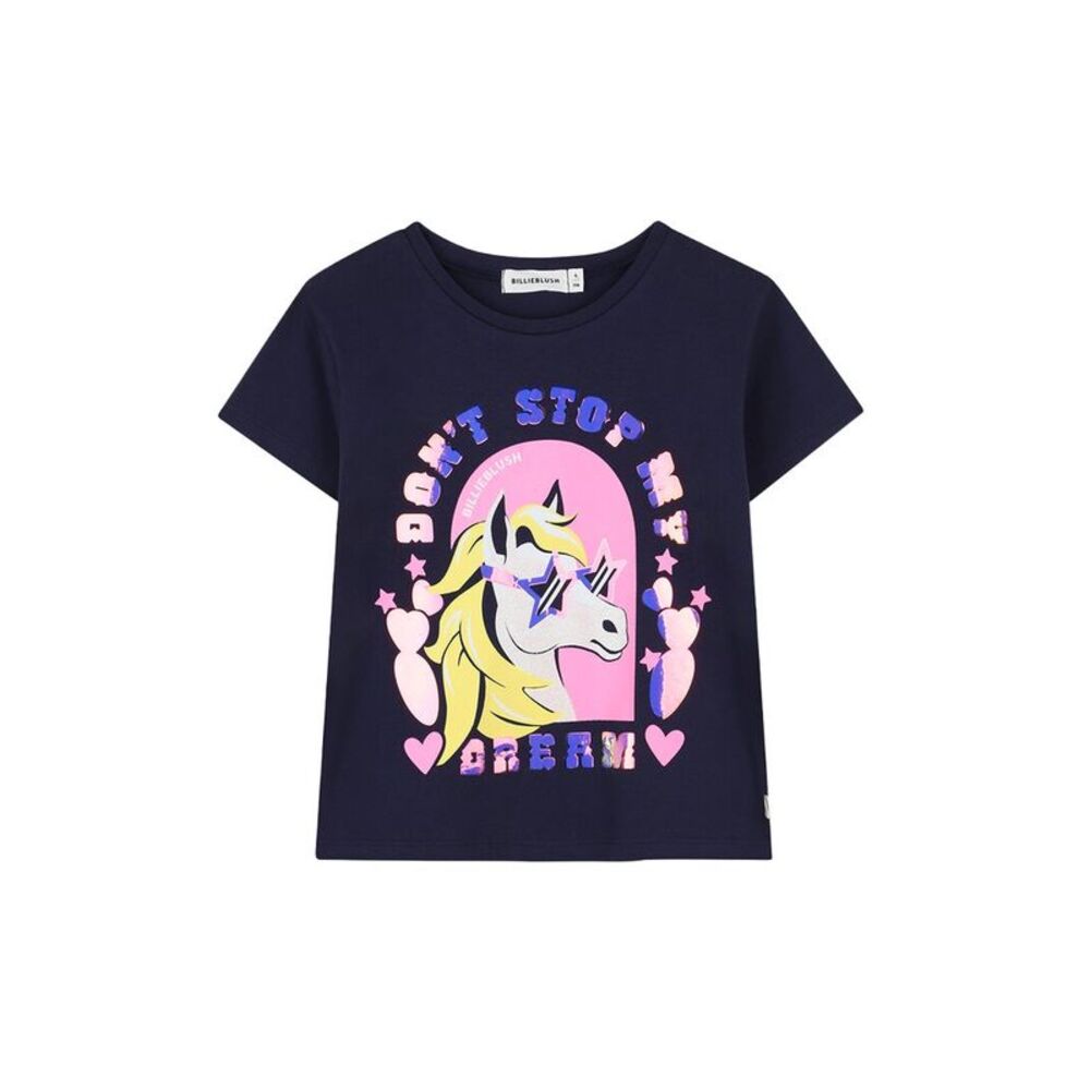 Billieblush Girls  Short T-Shirt, Blue